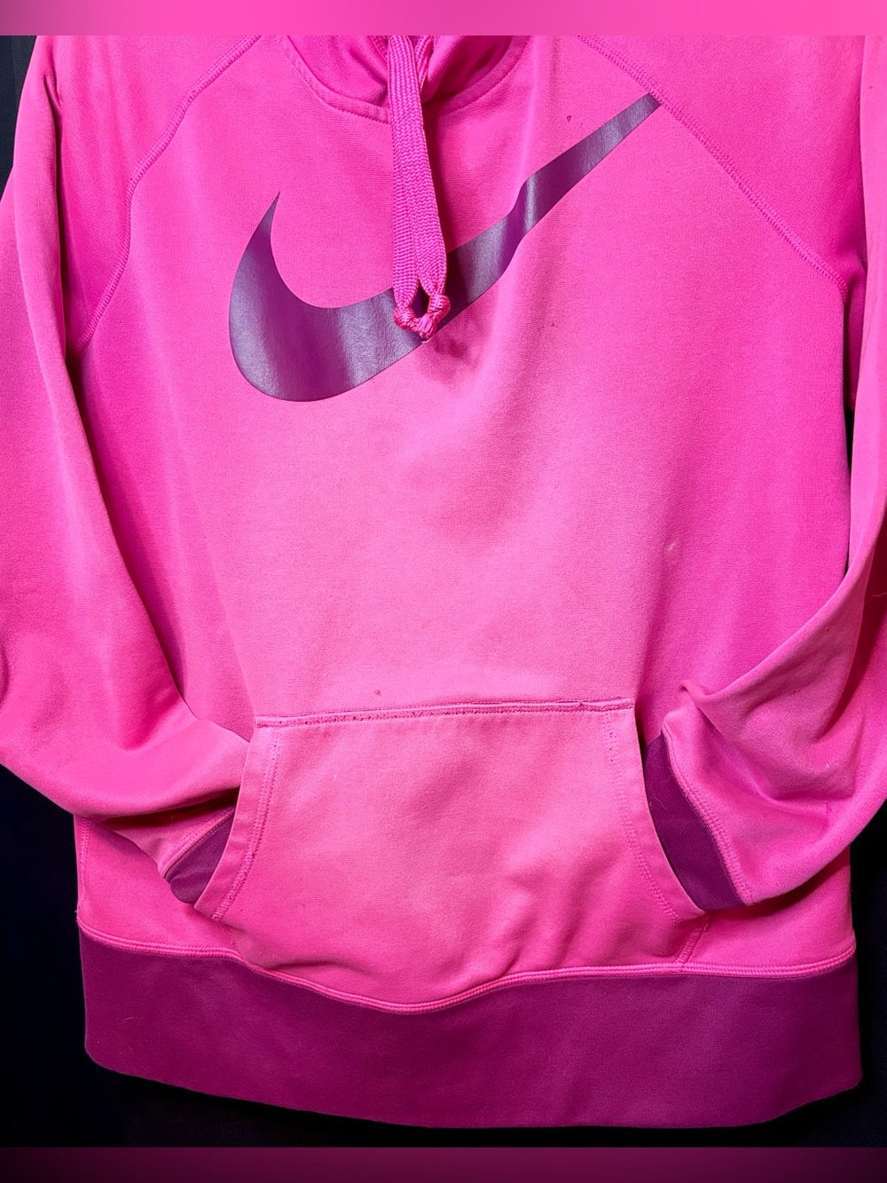 Nike Women's Pink Pullover Hoodie Sweater
